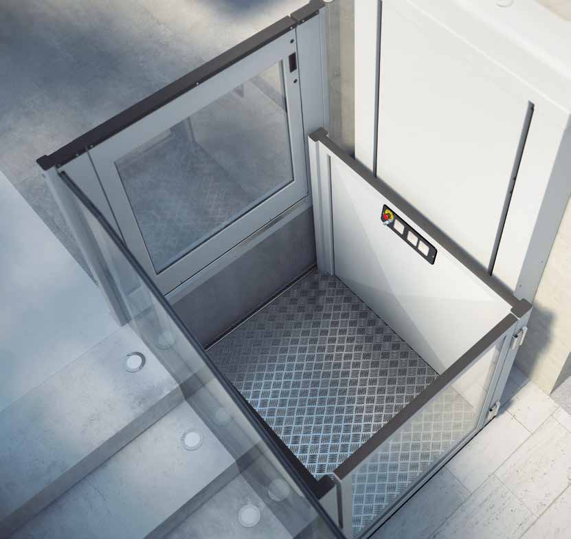 Elevador vertical exterior